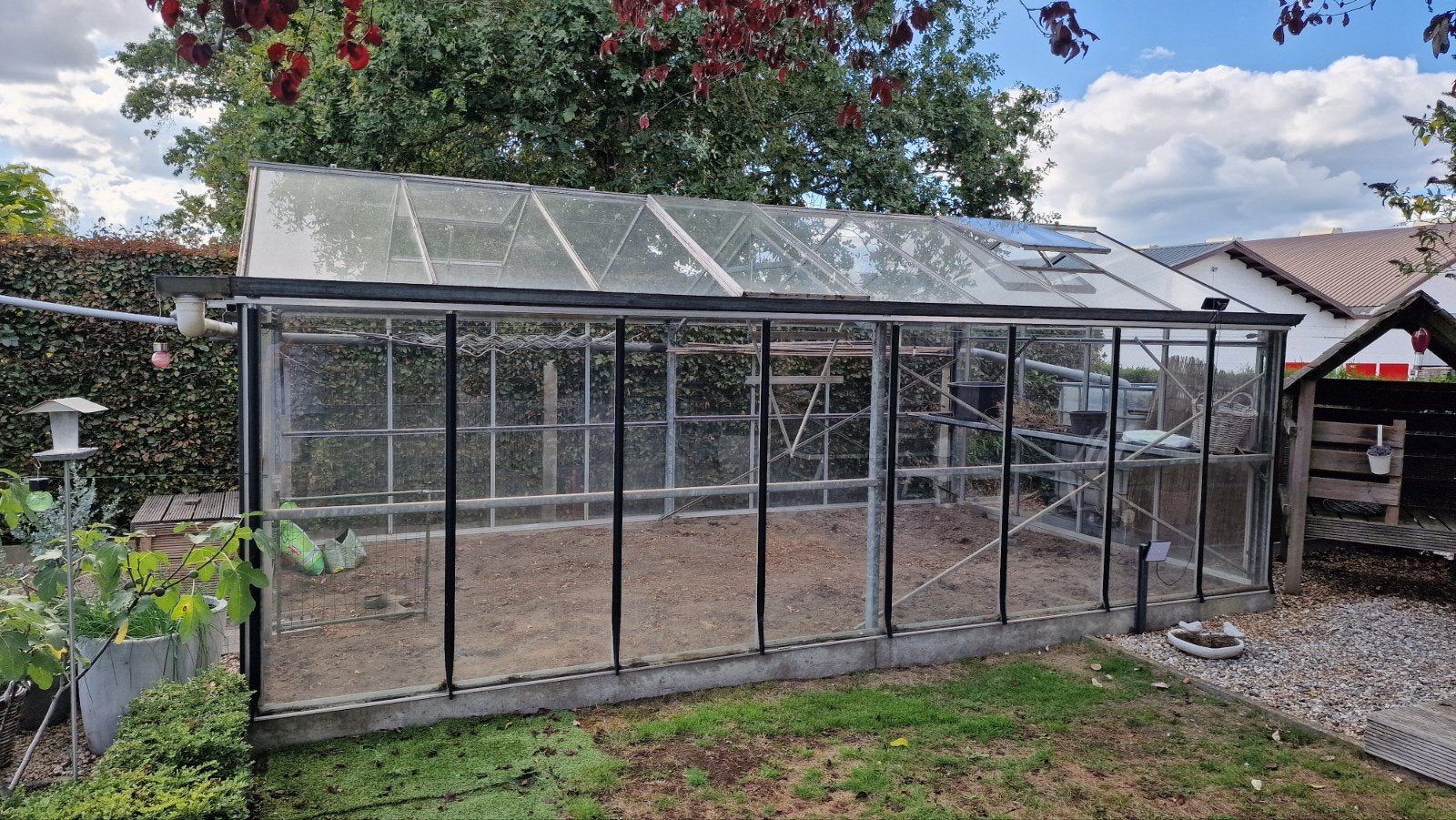 Serre, Ophalen, Glas, Gebruikt, Aluminium