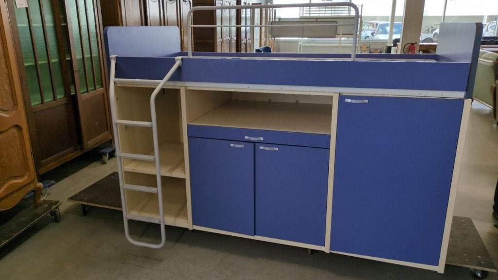 joli lit mezzanine pas si haut, 100 cm, Une personne, Enlèvement, Utilisé