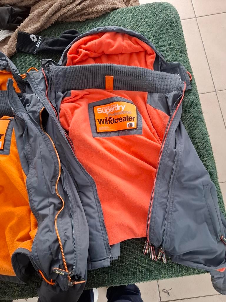 Superdry jas heren large 3 ritsen all weather, Ophalen of Verzenden