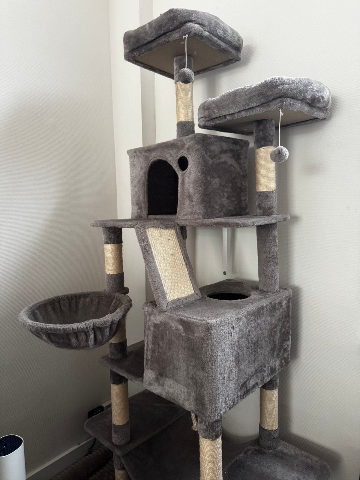 Arbre à chat XXL avec griffoirs et plateformes, Enlèvement ou Envoi, Utilisé, Pièces de meubles à gratter