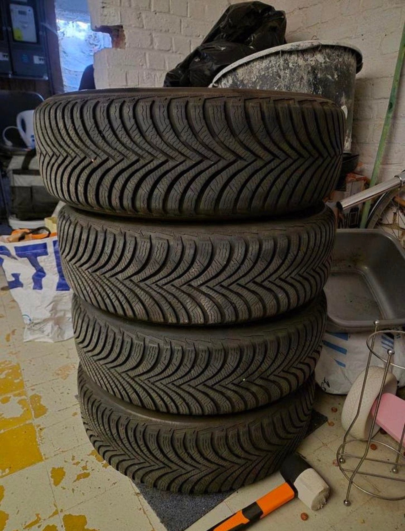 Pneus Michelin en bon état., 15 pouces, Pneus et Jantes, Pneus hiver, Véhicule de tourisme