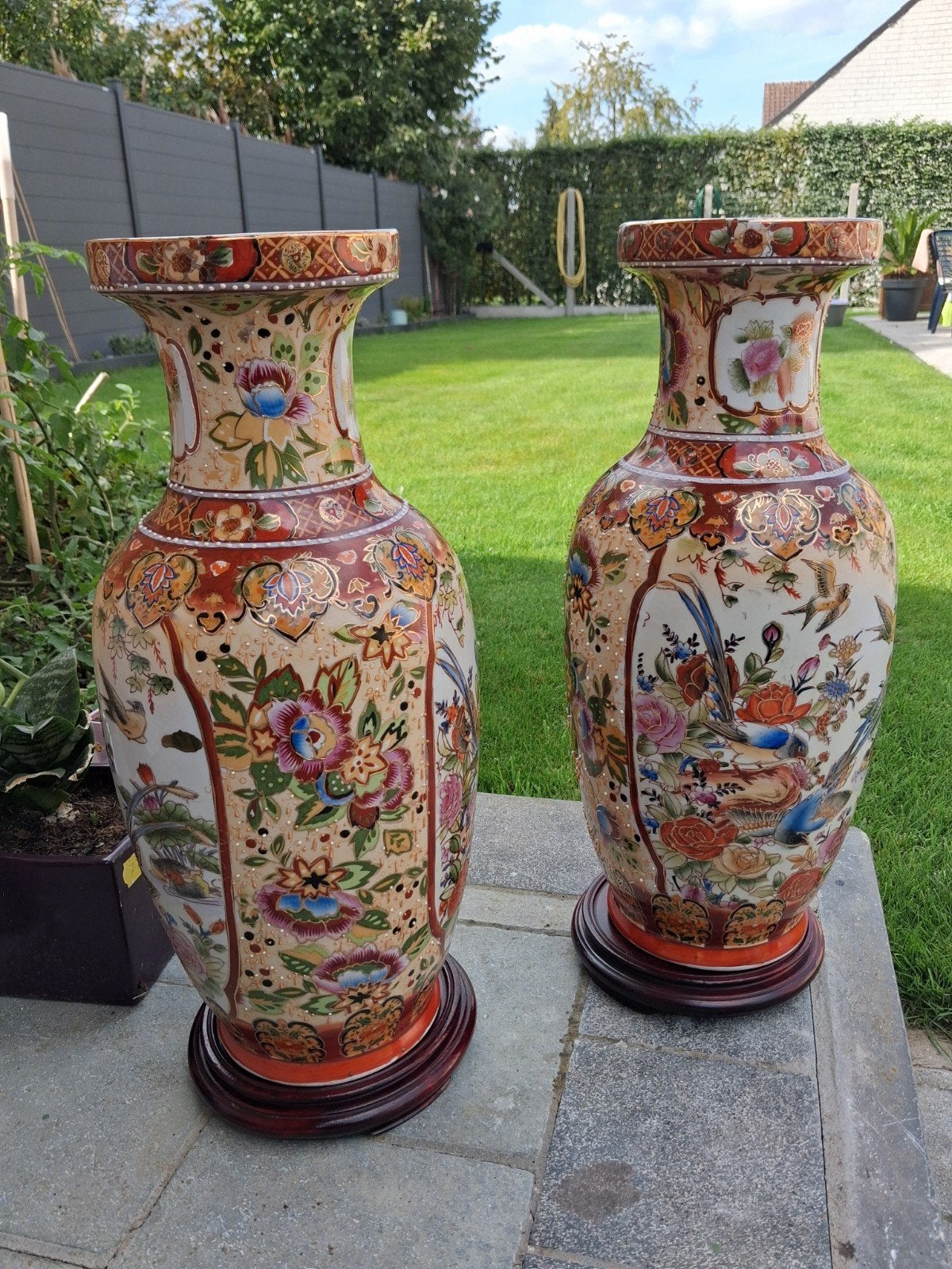 2 chinese vazen., Antiek en Kunst, Ophalen