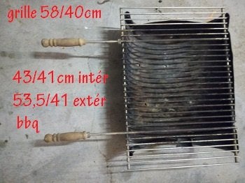 gd BBQ charbon de bois en acier inoxydable avec grille, Enlèvement, Utilisé, Autre marque, Avec accessoires