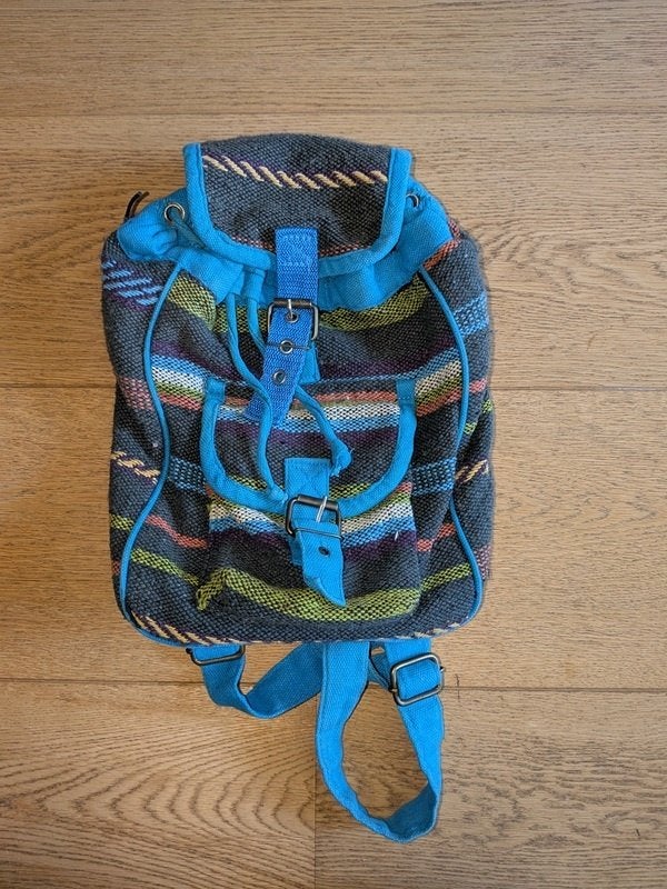école: petit sac à dos bleu, Divers, Enlèvement, Utilisé