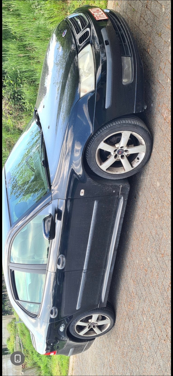 Saab 9.3 19TDI, Autos, Achat, Cuir et Tissu, Noir, 4 portes