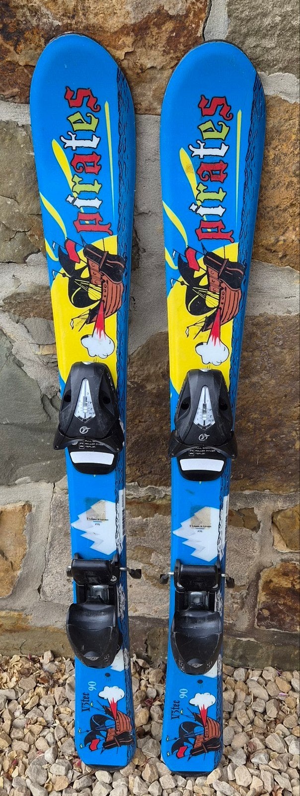 Ski enfant 90cm V3tec en bon état et farté, Enlèvement, Ski