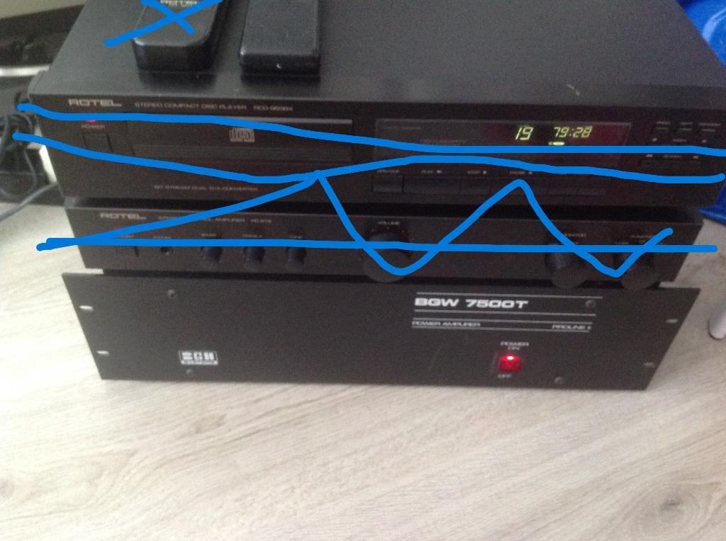 Eindversterker BGW 7500T,,= PA amplifier made by BGW==, Overige merken, Zo goed als nieuw, Cd-speler, Losse componenten