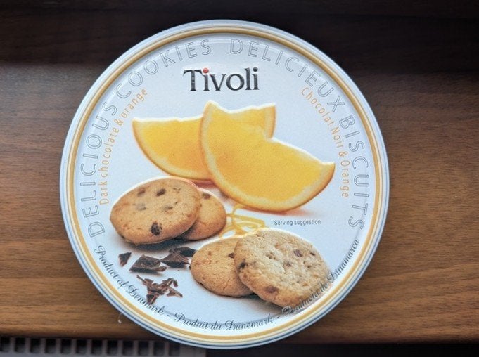 boîte en métal : Tivoli biscuits, Collections, Boîte en métal, Enlèvement, Utilisé, Biscuits