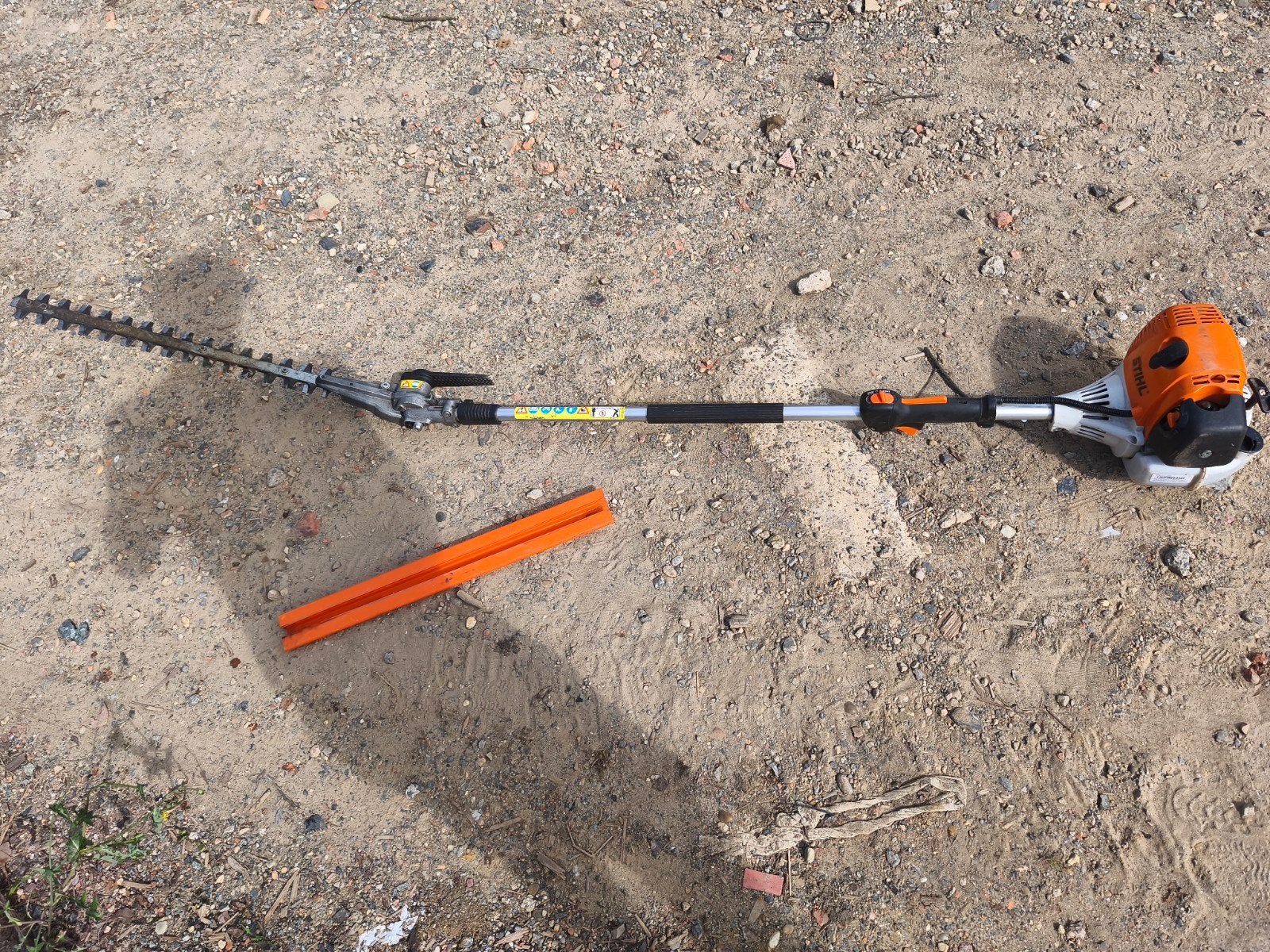 Stihl HL 95/K met schade, Ophalen