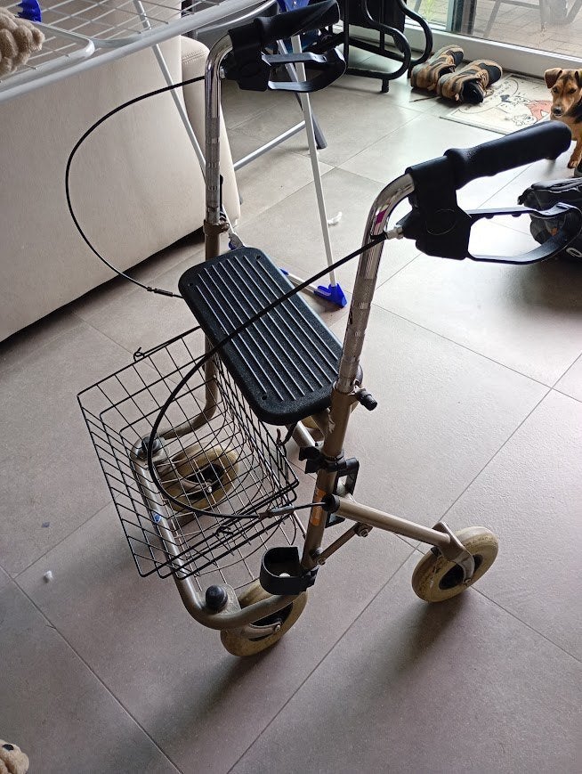 rollator, Ophalen, Opvouwbaar, Gebruikt
