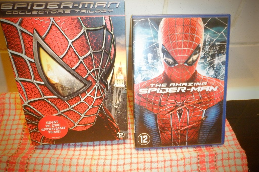 DVD Spider-Man Collector's Trilogy+The Amazing  Spider-Man., CD & DVD, DVD | Action, Comme neuf, Action, Suppléments, À partir de 12 ans