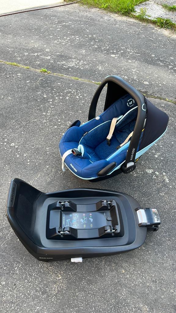 Maxi Cosi Pebble Pro i-size met FamilyFix en wikkeldeken, Enlèvement, Utilisé, Maxi-Cosi, Isofix