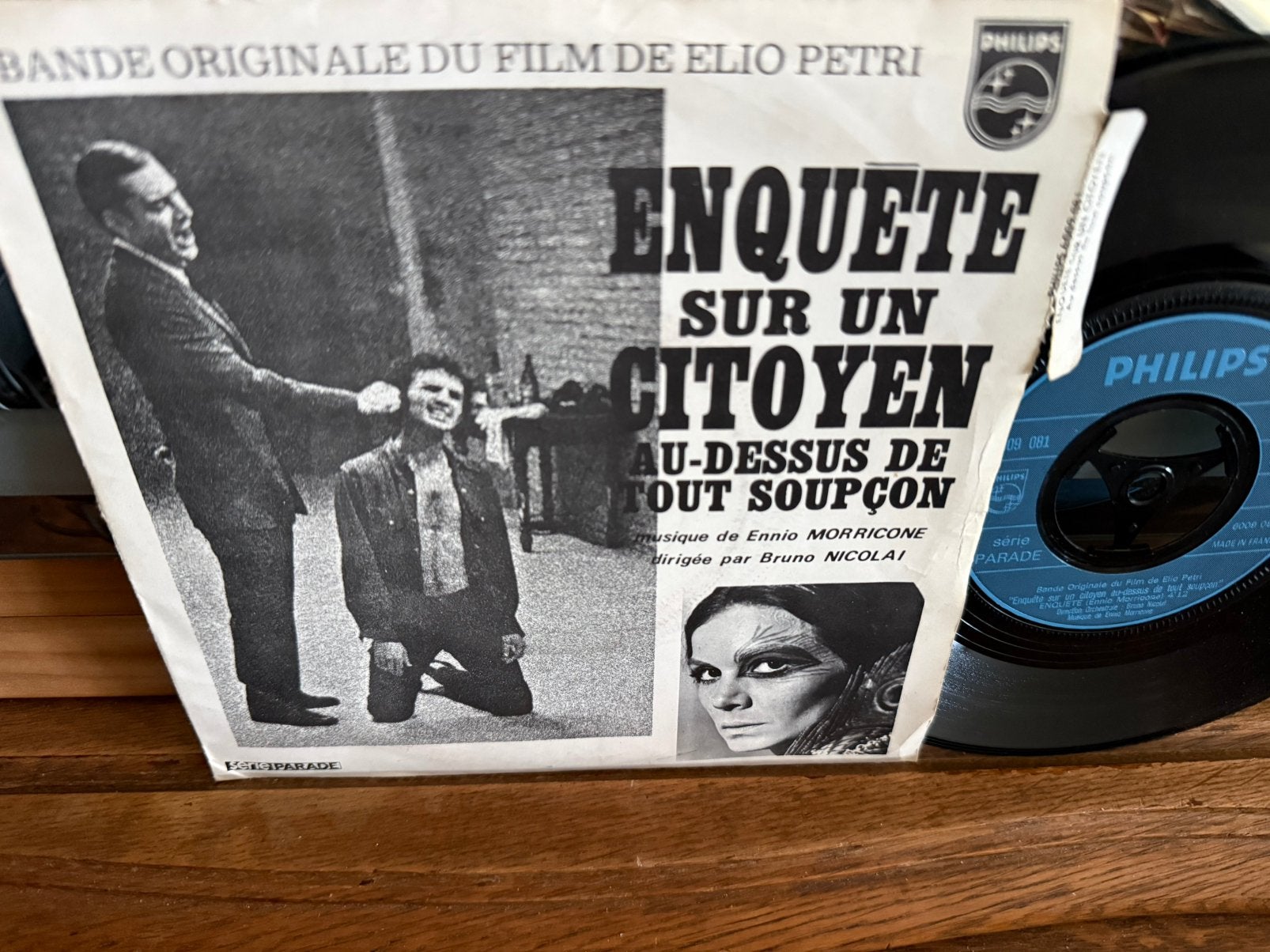 Enquete Sur Un Citoyen Au Dessus De Tout Soupson, Filmmuziek en Soundtracks, Originele persing, 7 inch, Single