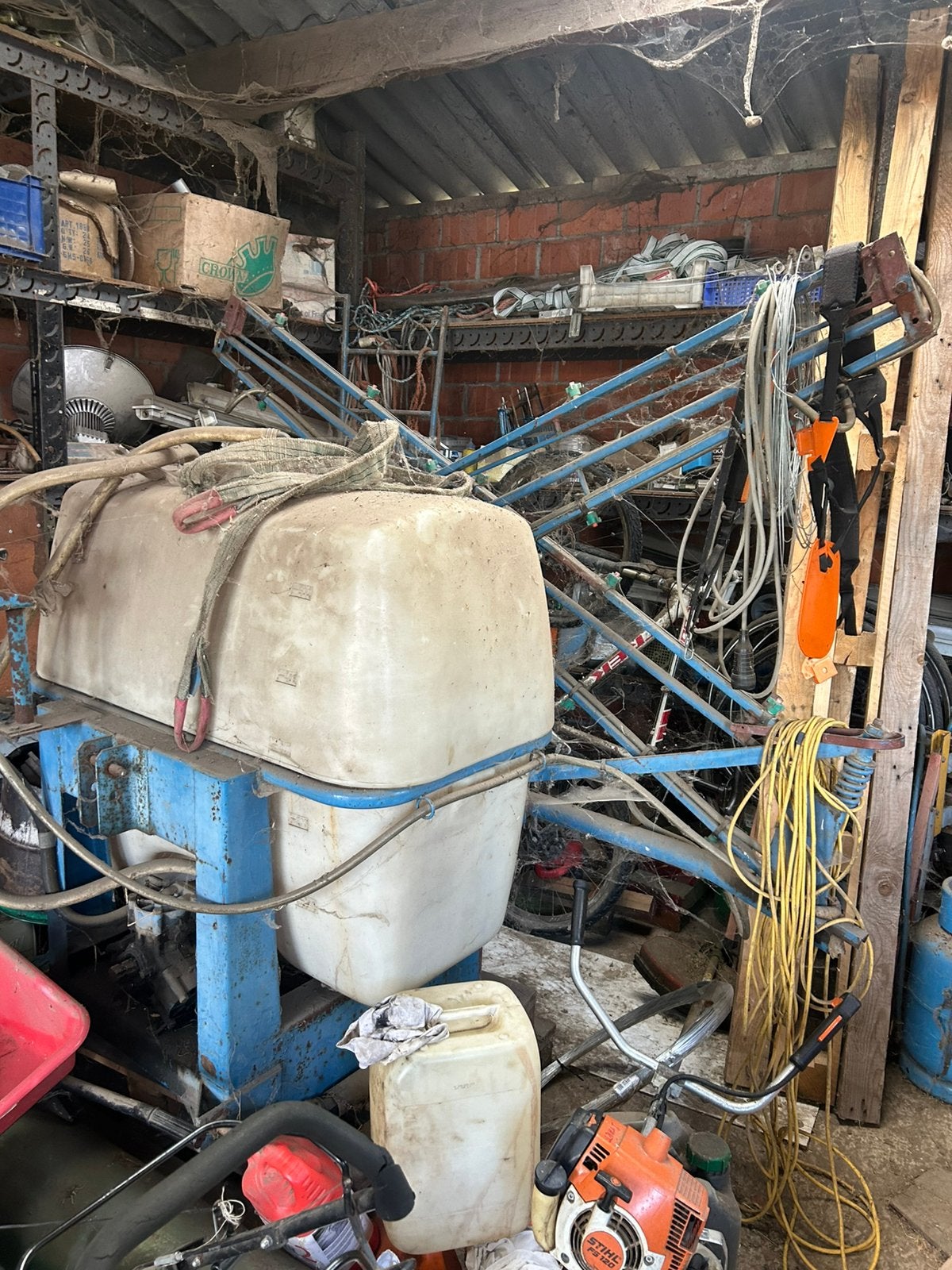 Veldspuit / sproeier, Ophalen, Akkerbouw, Gewasbescherming en Bemesting