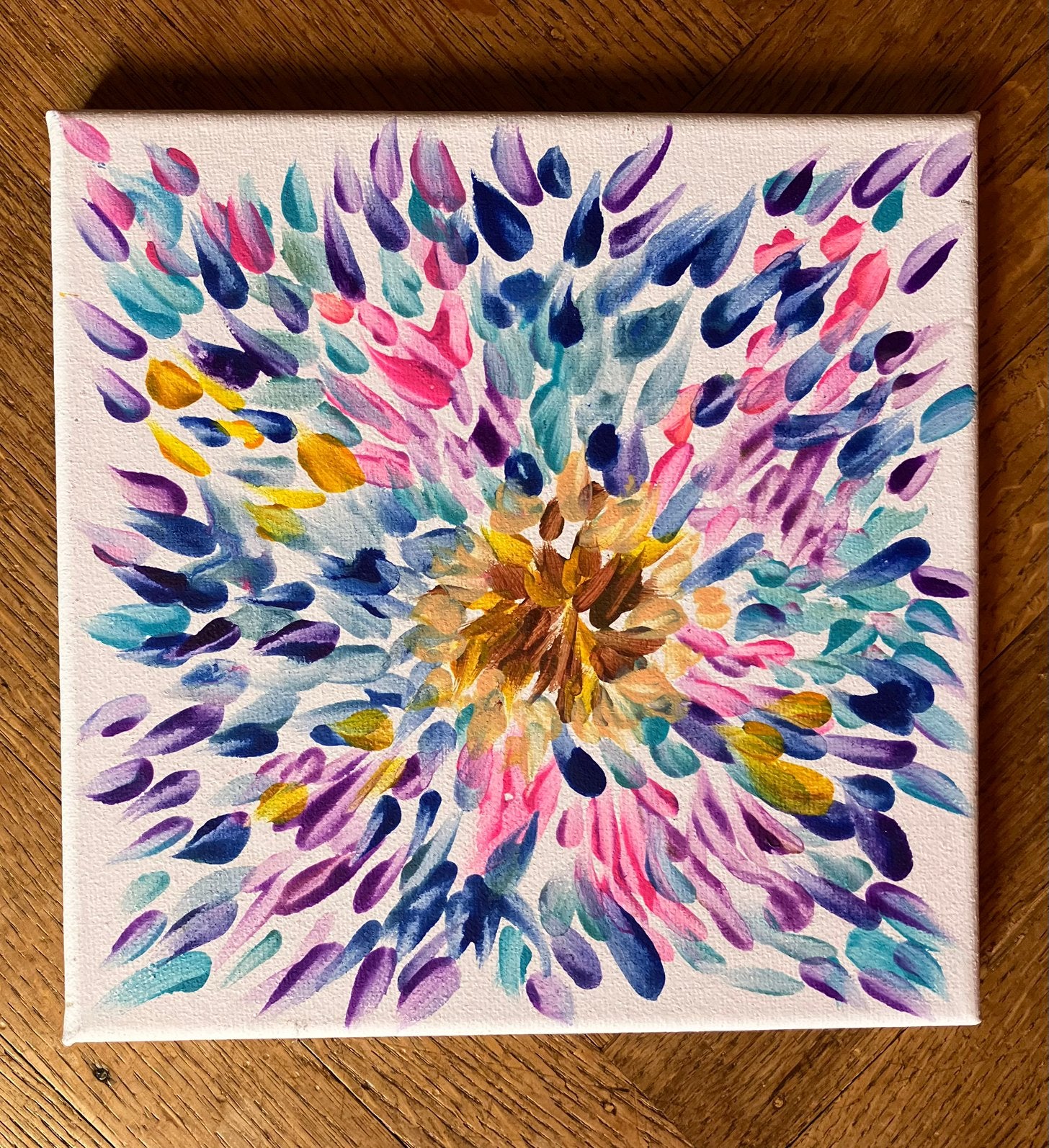 Chouette peinture colorée, Enlèvement ou Envoi