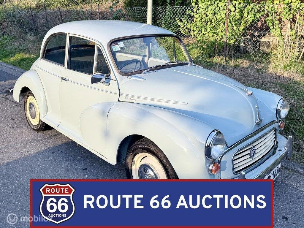 Morris Minor 1000 | 1963 | Route 66 Auctions, Autos, Autres marques, Achat, Entreprise, Boîte manuelle