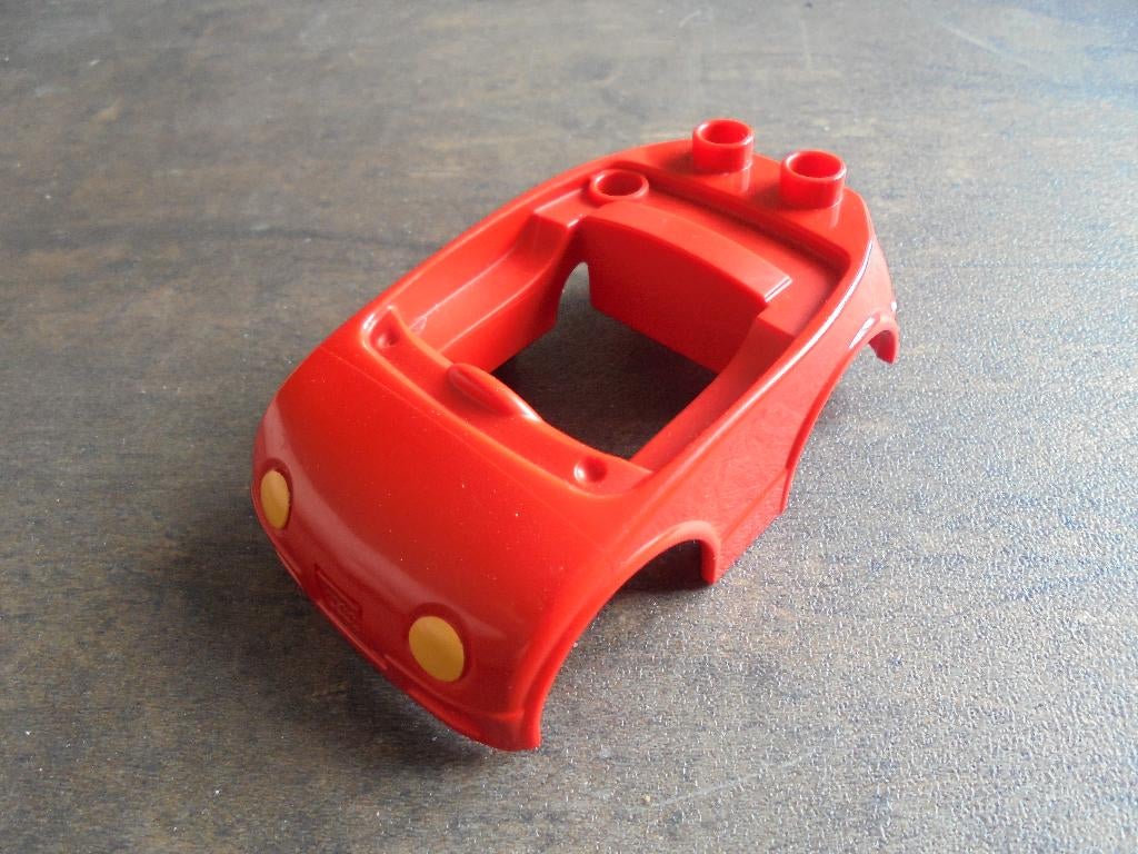 Lego Duplo Car Body with 2 Studs on Back (zie foto's) 2, Ophalen of Verzenden, Gebruikt, Losse stenen, Duplo