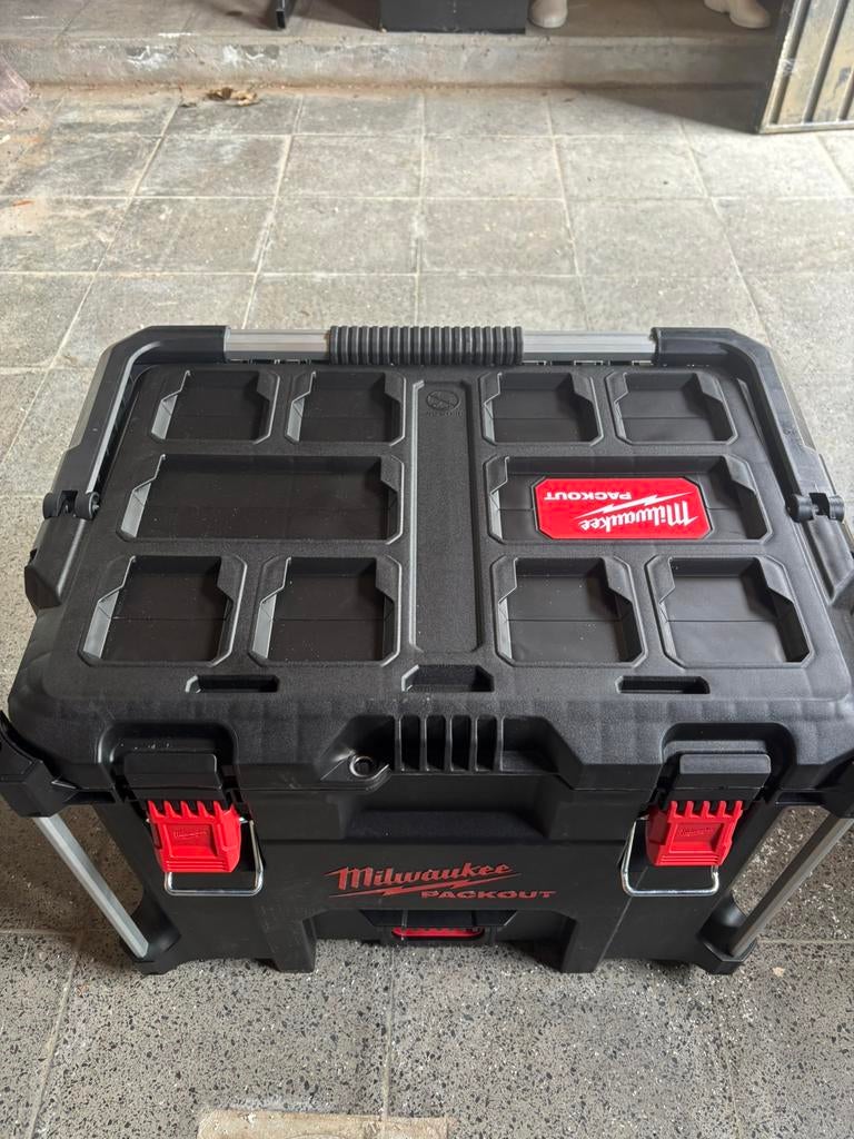 Splinternieuwe milwaukee packout koffer, Bricolage & Construction, Boîtes à outils, Enlèvement, Neuf