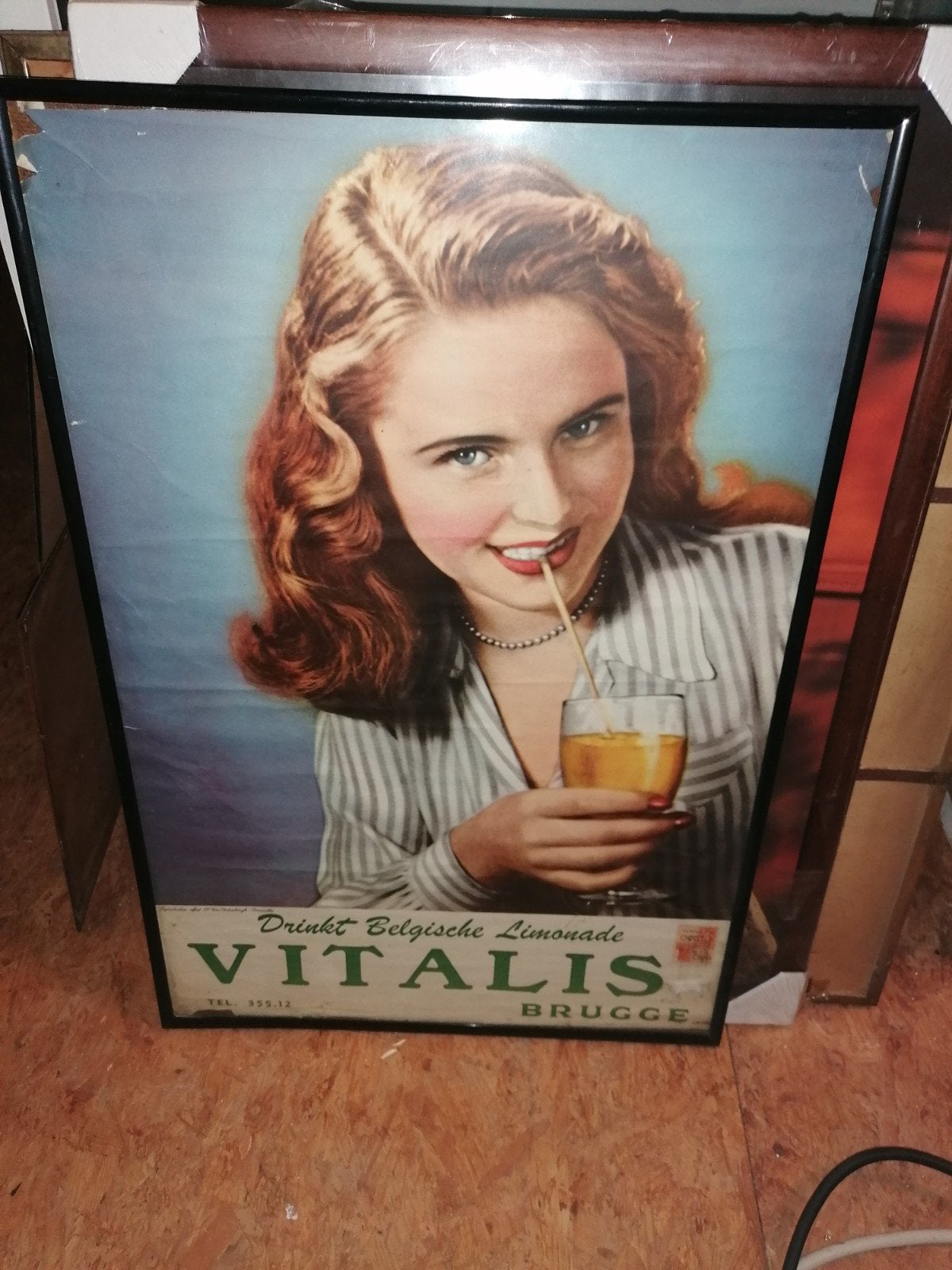 Brugge oude limonade reclame, Ophalen of Verzenden