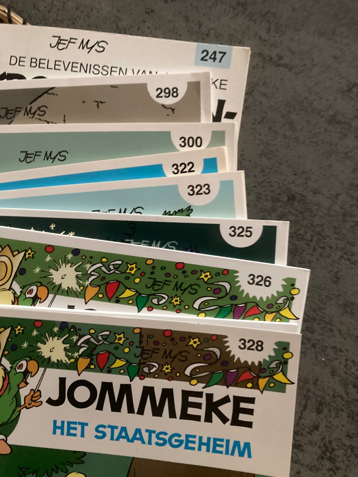 Strips Jommeke, Ophalen