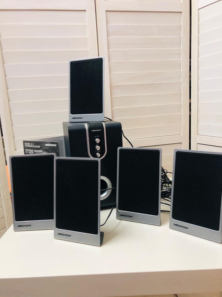 Système audio MEDION 5.1, Enlèvement, Comme neuf, Subwoofer