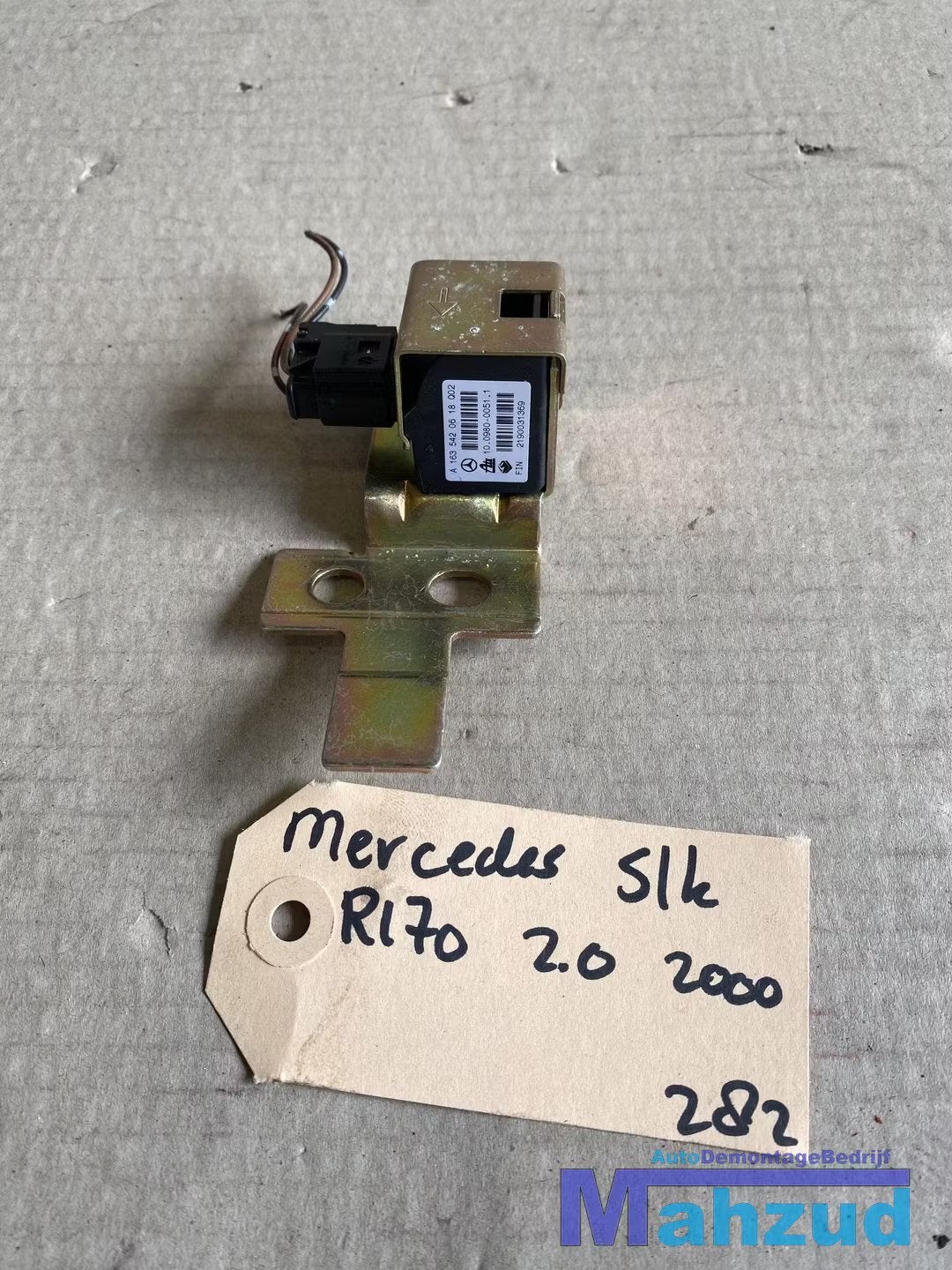 MERCEDES SLK R170 Snelheid sensor A1635420618, Mercedes-Benz AG, Mercedes-Benz, Utilisé, Mercedesstrasse 120
70372  Stuttgart, DE