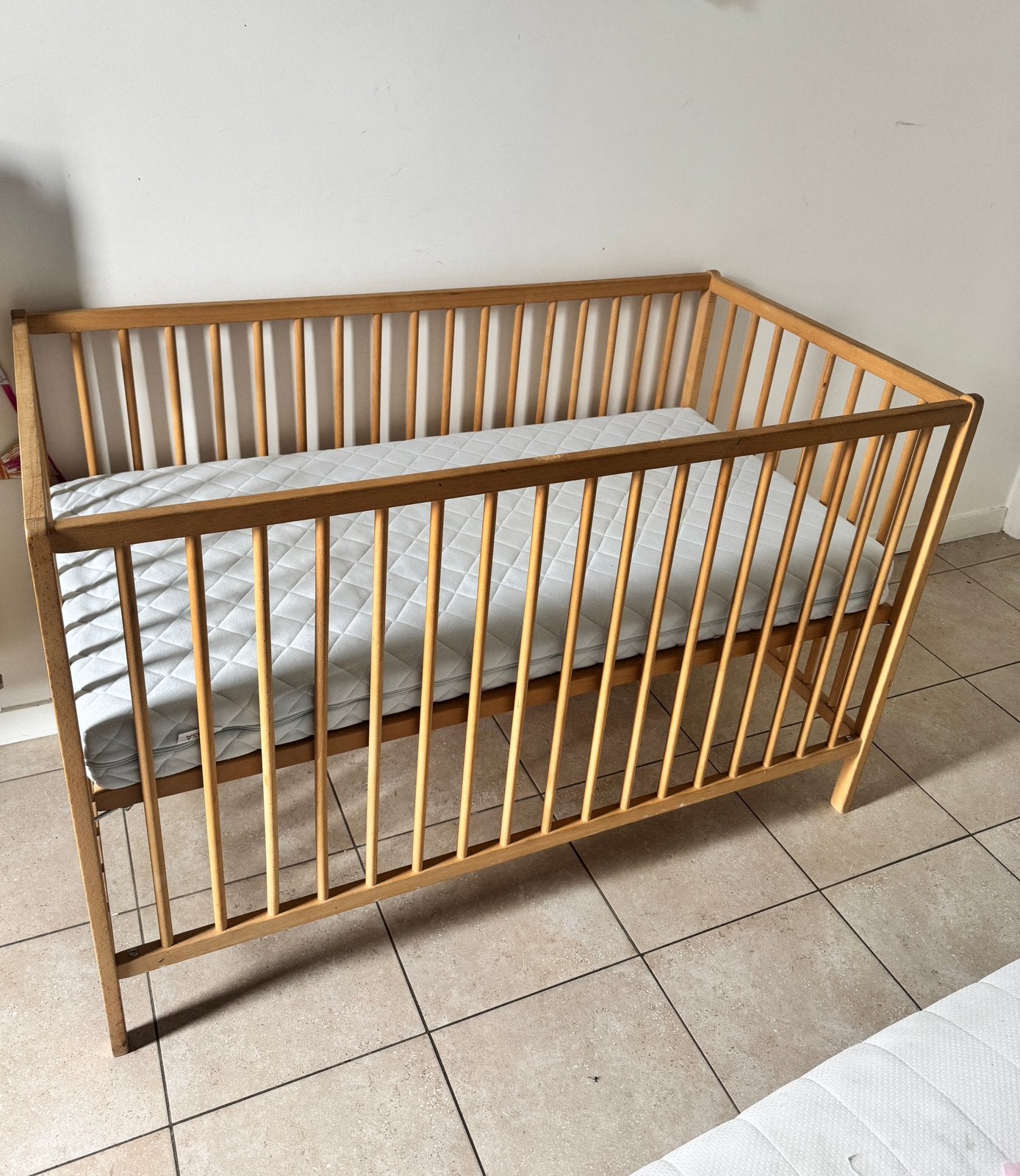 Babybed, Enfants & Bébés, Berceaux & Lits, Enlèvement, Comme neuf