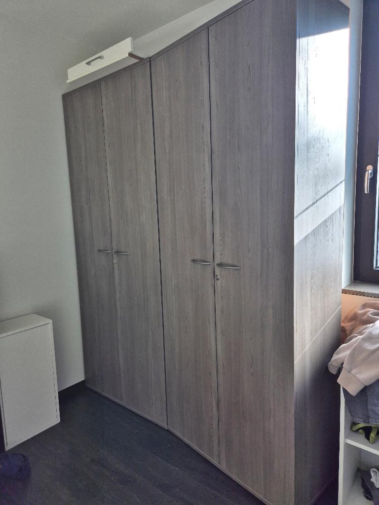 Archiefkasten + bureau, Huis en Inrichting, Kasten | Roldeurkasten en Archiefkasten, Ophalen