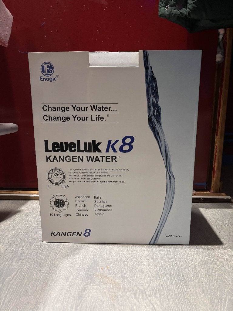 Enagic LeveLuk K8 Kangen Water – NIEUW / ongebruikt, Overige typen, Nieuw, Ophalen of Verzenden, Wit