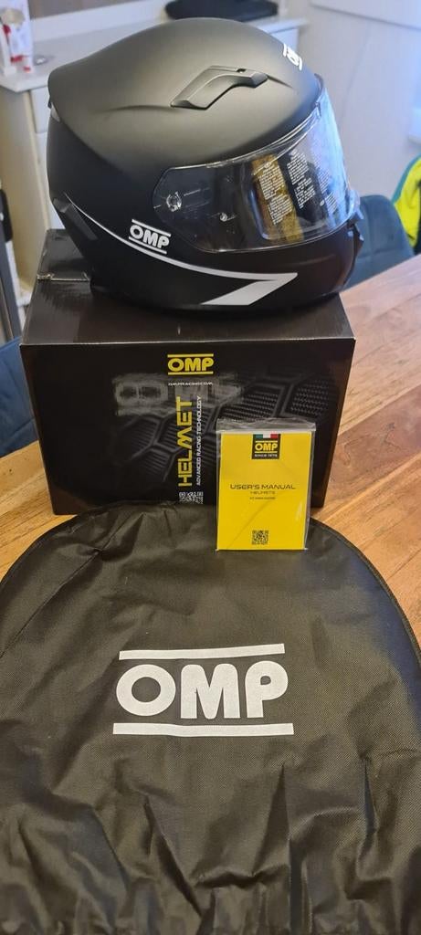 Casque New Omp L noir, Enlèvement, L