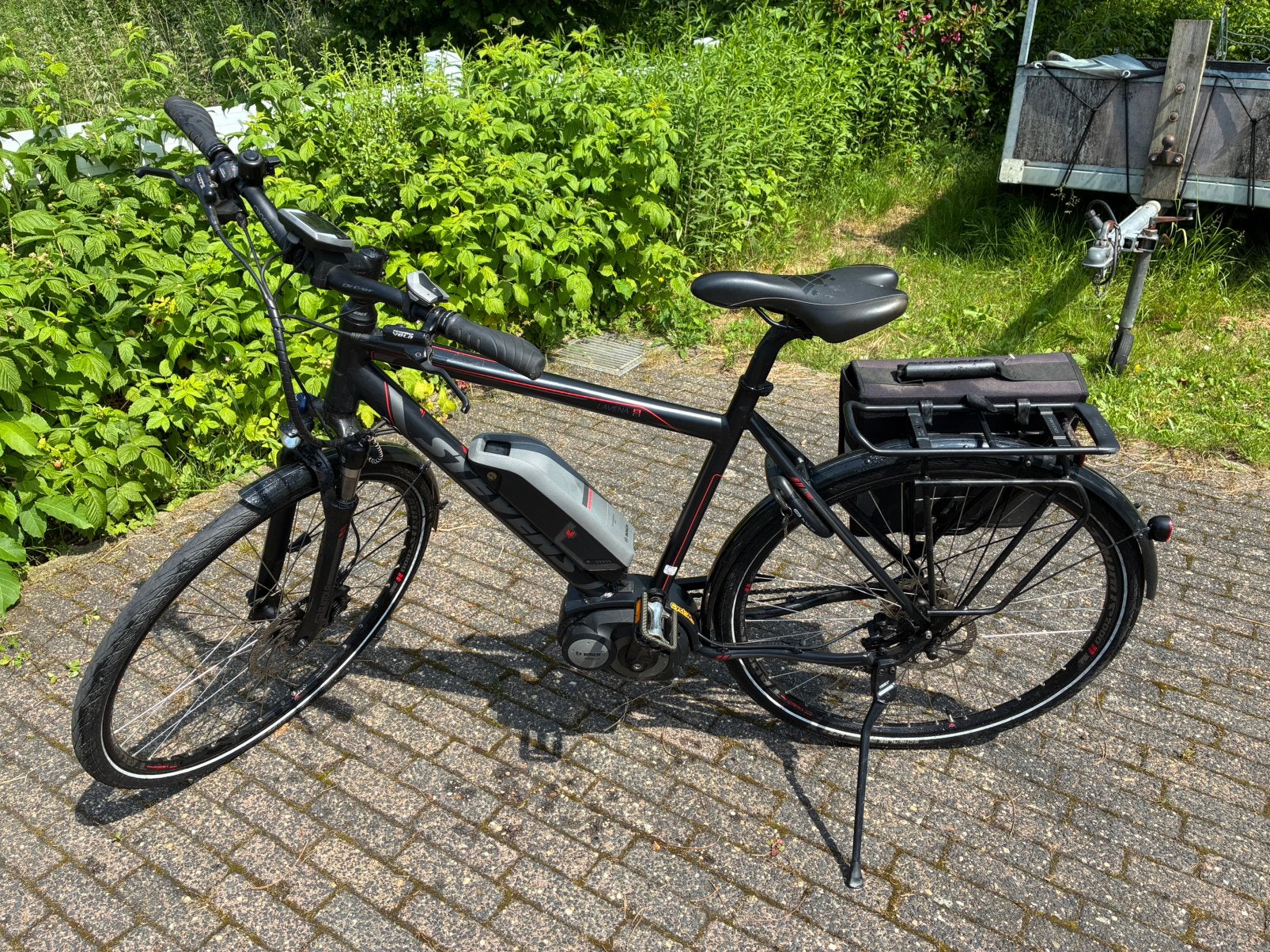 Stevens Lavena elektrische herenfiets - slechts 2900 km, Autres marques, 50 km par batterie ou plus, Utilisé, Enlèvement