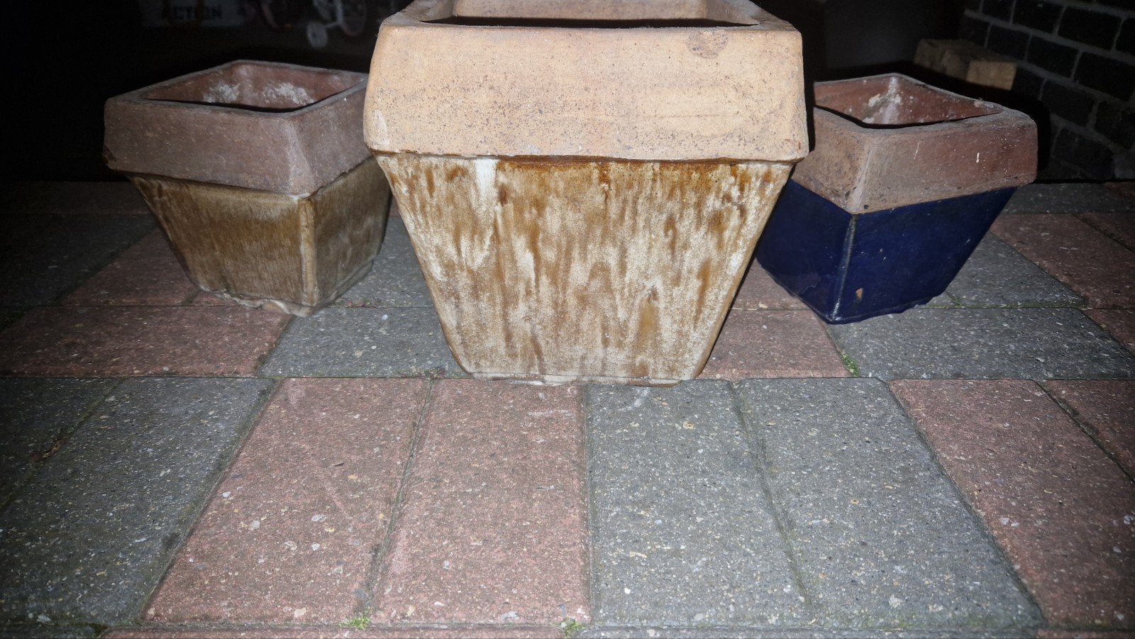 3 bloempotten, Tuin en Terras, Bloempotten, Ophalen