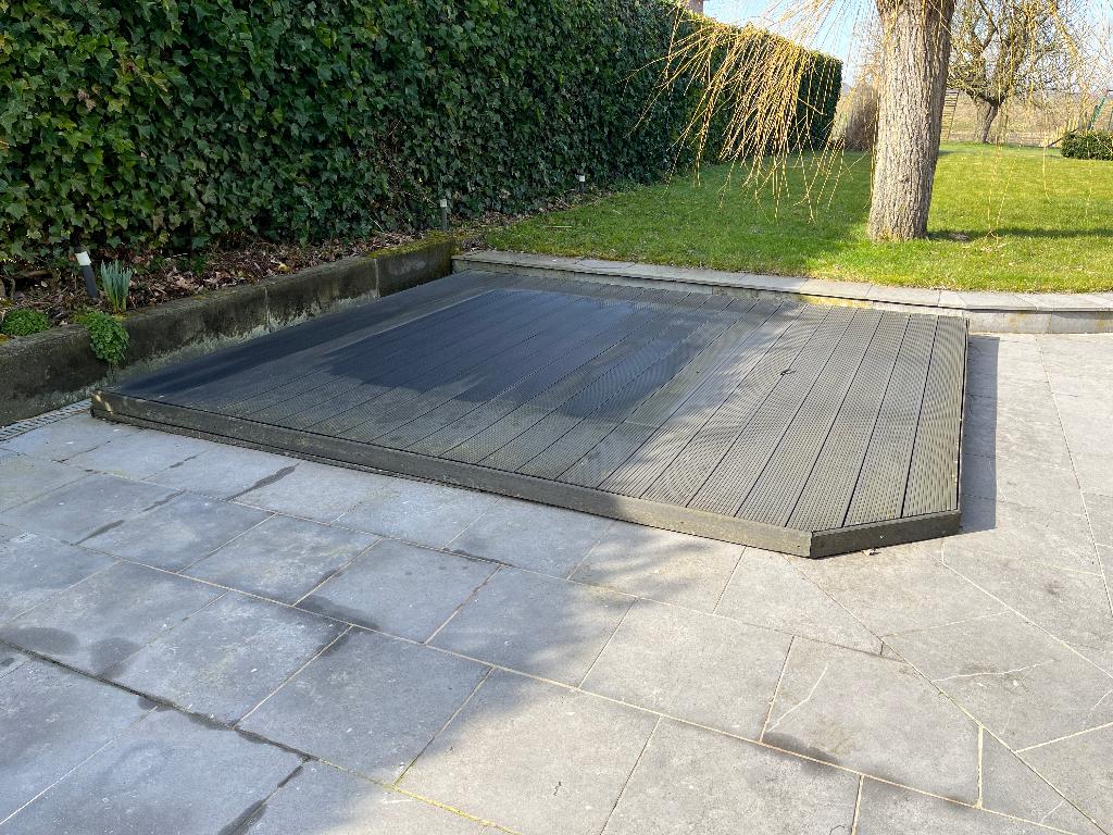 Terrasse en composite résistante aux intempéries complète, Jardin & Terrasse, Enlèvement, Comme neuf, Composite