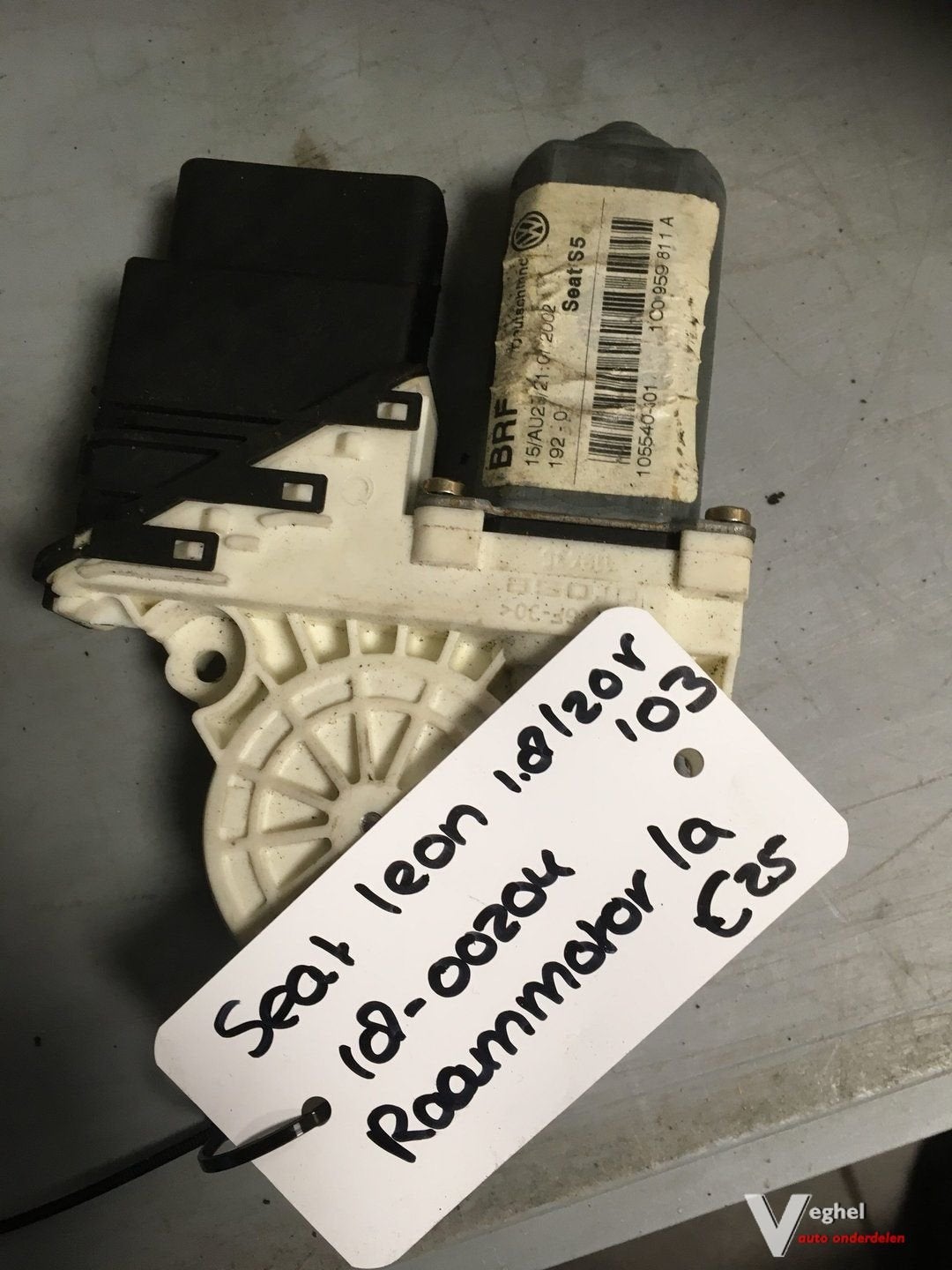 Seat Leon raammotor links bwjr 2003, Gebruikt, -, -, Ophalen of Verzenden