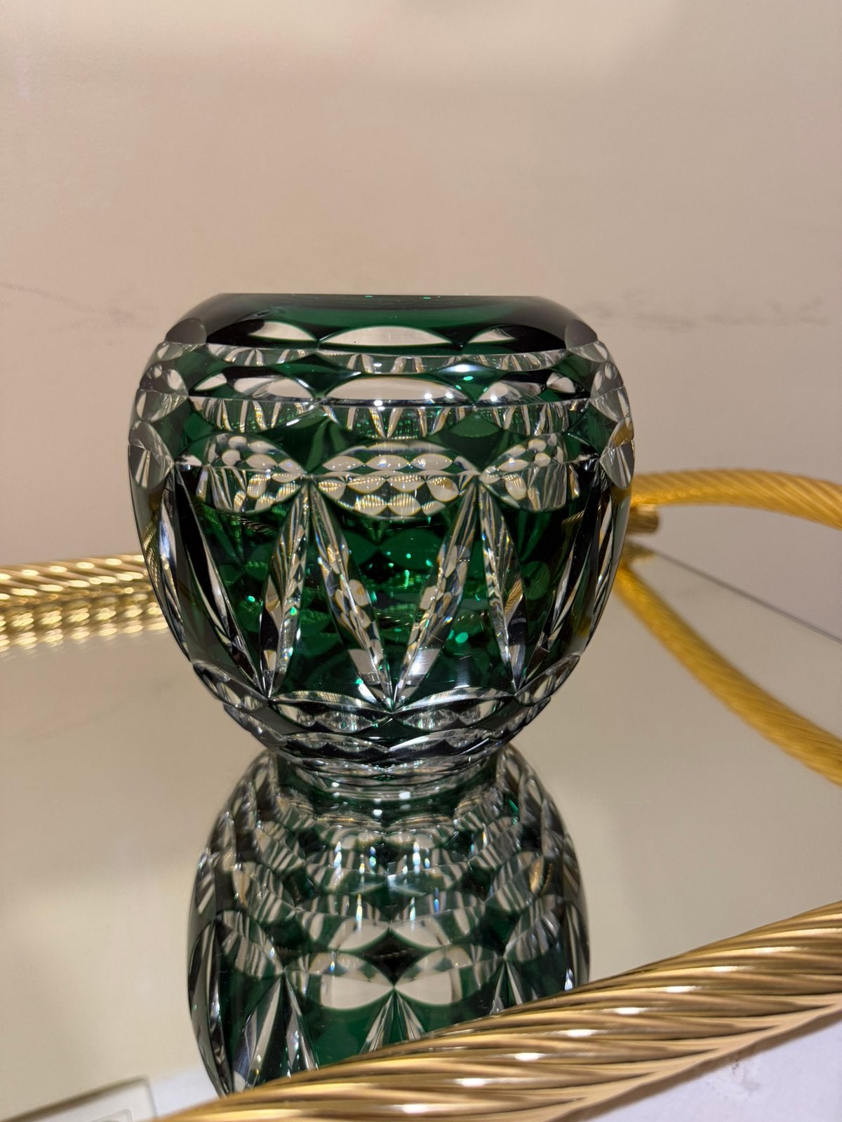 Val St. Lambert mini bolvaas Art Deco, Ophalen