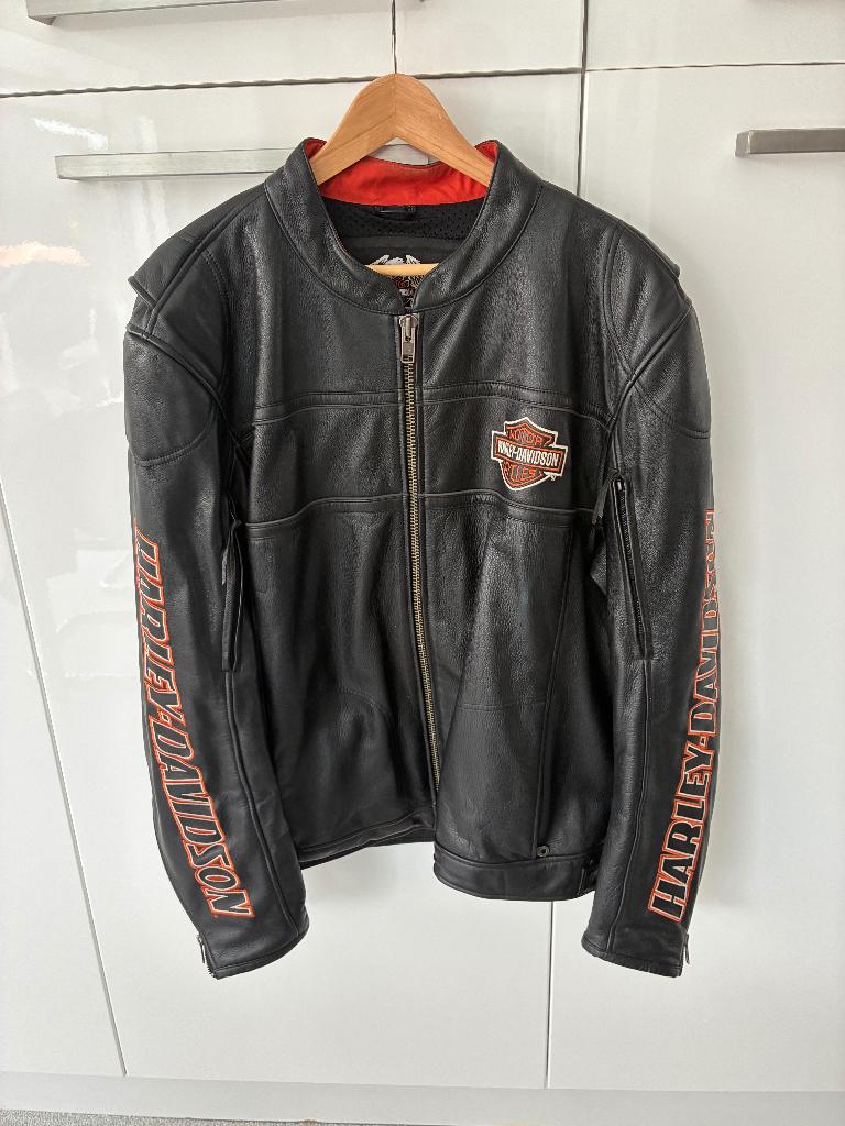 Harley-Davidson jas (heren), Motoren, Kleding | Motorkleding, Ophalen, Harley-Davidson, Heren, Jas | leer