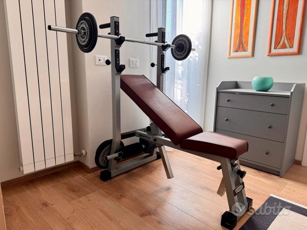 TechnoGym Halterbank Pratica, Enlèvement, Comme neuf, Bras, Banc d'exercice