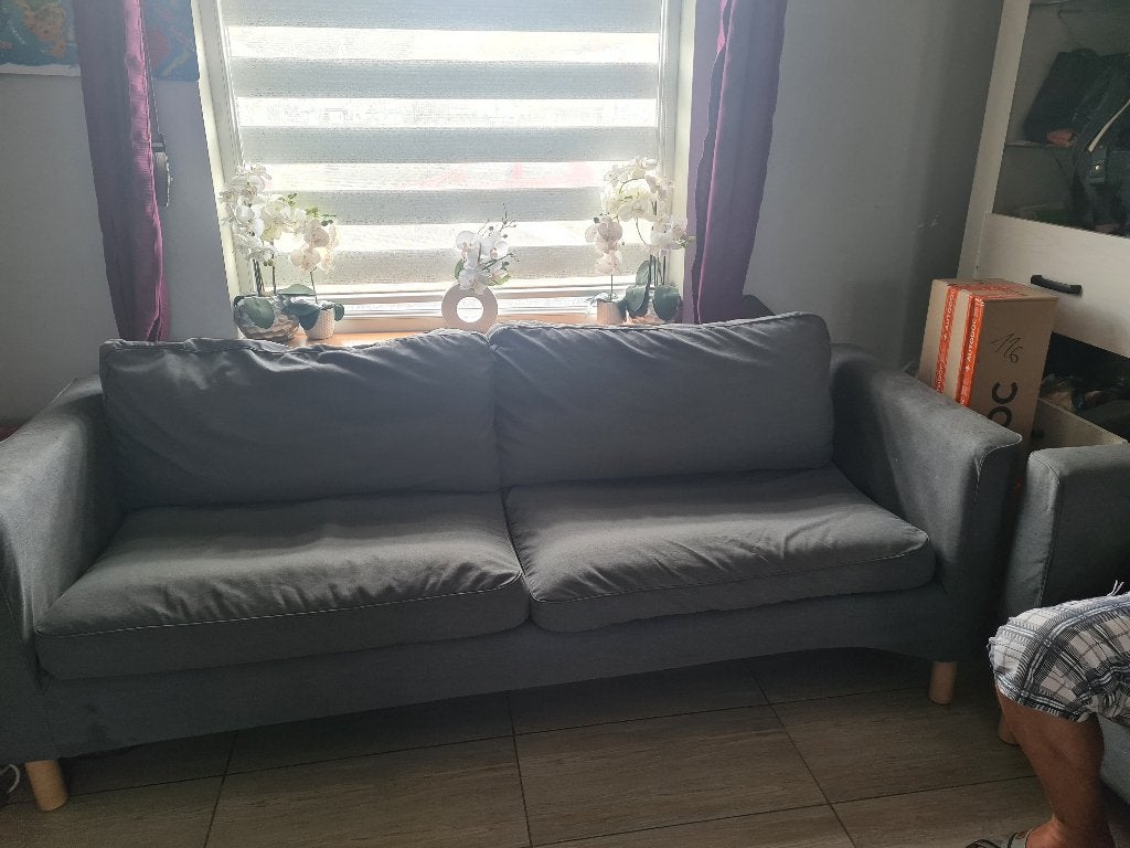2 canapés 3 places à donner, Huis en Inrichting, Zetels | Zetels, Ophalen, Gebruikt, Minder dan 75 cm, Driepersoons