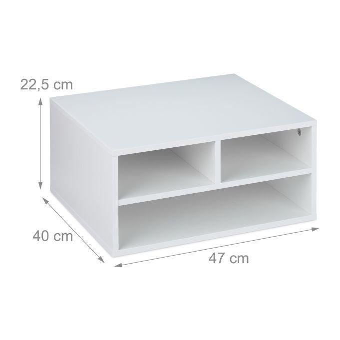 Bureau d'armoire pour imprimante, Enlèvement, Comme neuf, Blanc