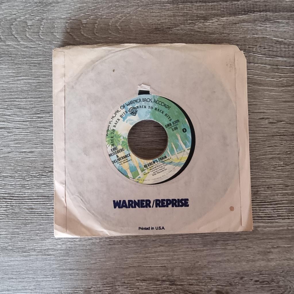 7" Eric Weissberg – Dueling Banjos / Reuben's Train, Gebruikt, Filmmuziek en Soundtracks, 7 inch, Single