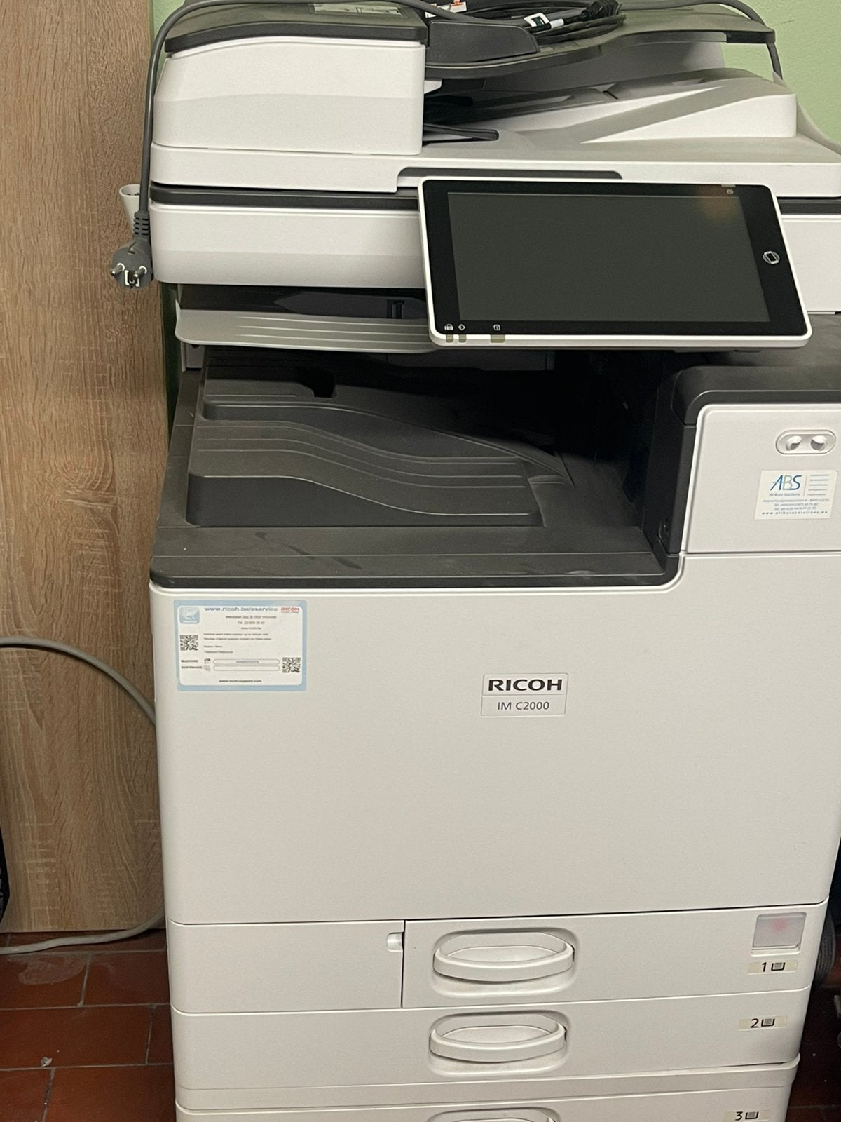Ricoh IM C2000 professionele kleuren-multifunctionel printer, Computers en Software, Printers, Ophalen, Zo goed als nieuw, Printer
