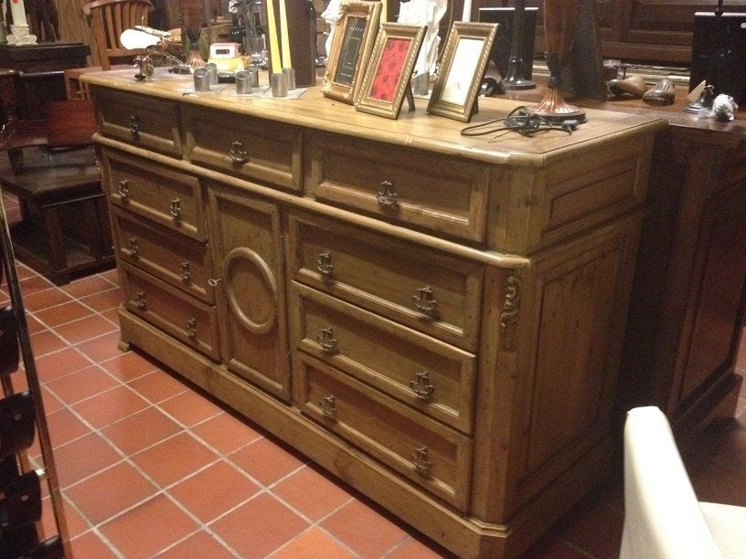Unieke massief grenen ladekast commode dressoir Flamant, Enlèvement, Neuf