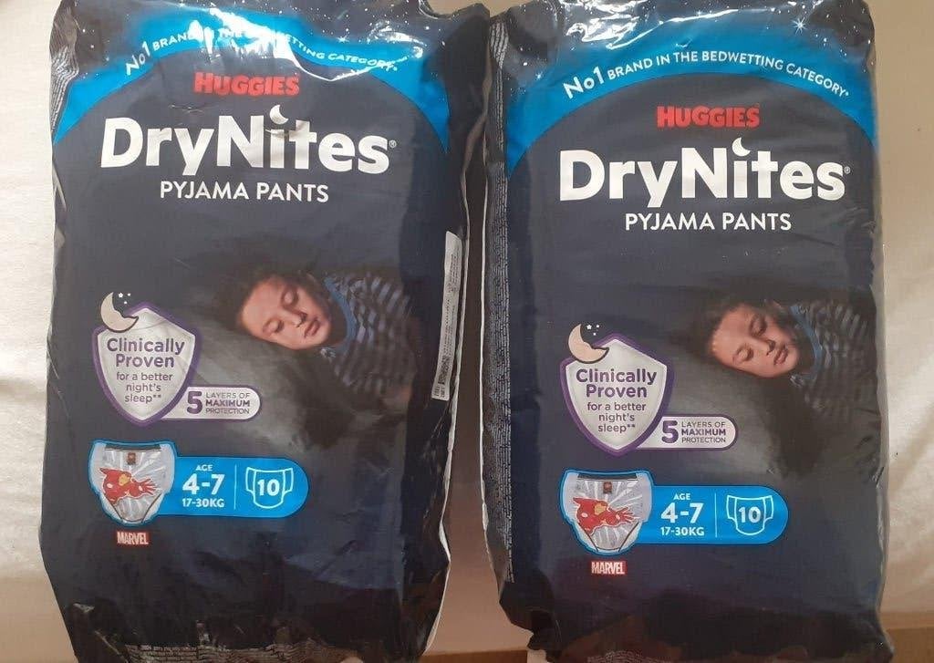 Huggies Dry Nites 4-7 jaar, Ophalen, Nieuw