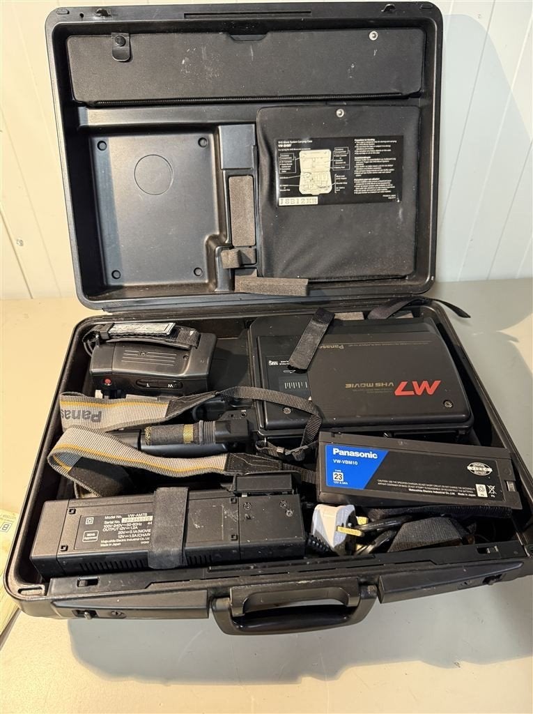Panasonic NV-M7 VW-SHM7 Videocamera met Koffer - VHS Movie R, Enlèvement ou Envoi