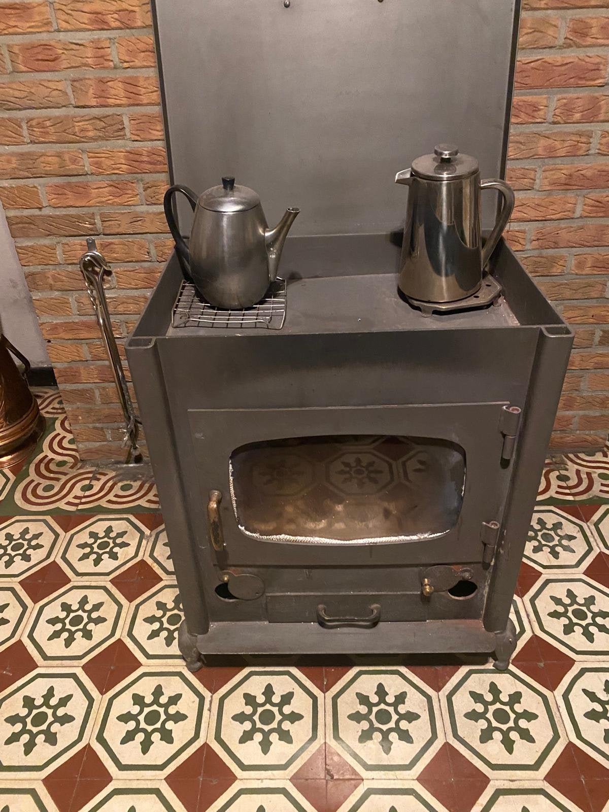 Kachel, Huis en Inrichting, Kachels, Ophalen, Gebruikt, Vrijstaand, Hout