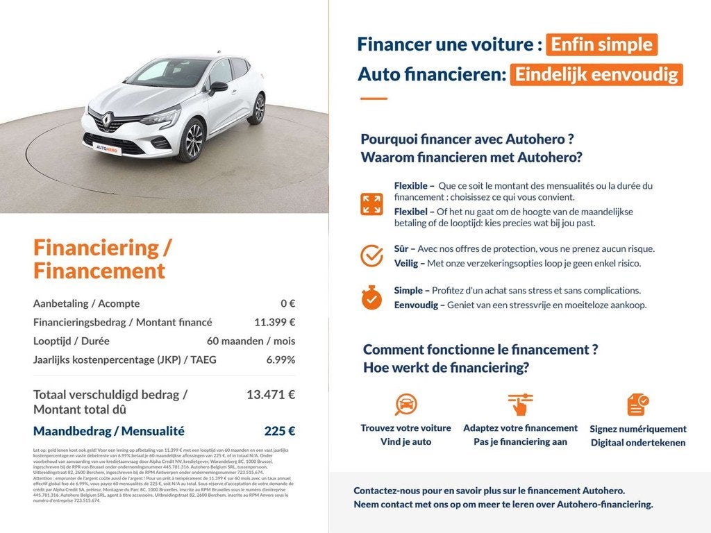 Renault Clio 1.0 TCe Techno (année de construction 2023), Autos, Renault, Achat, Euro 6, Noir, 5 portes