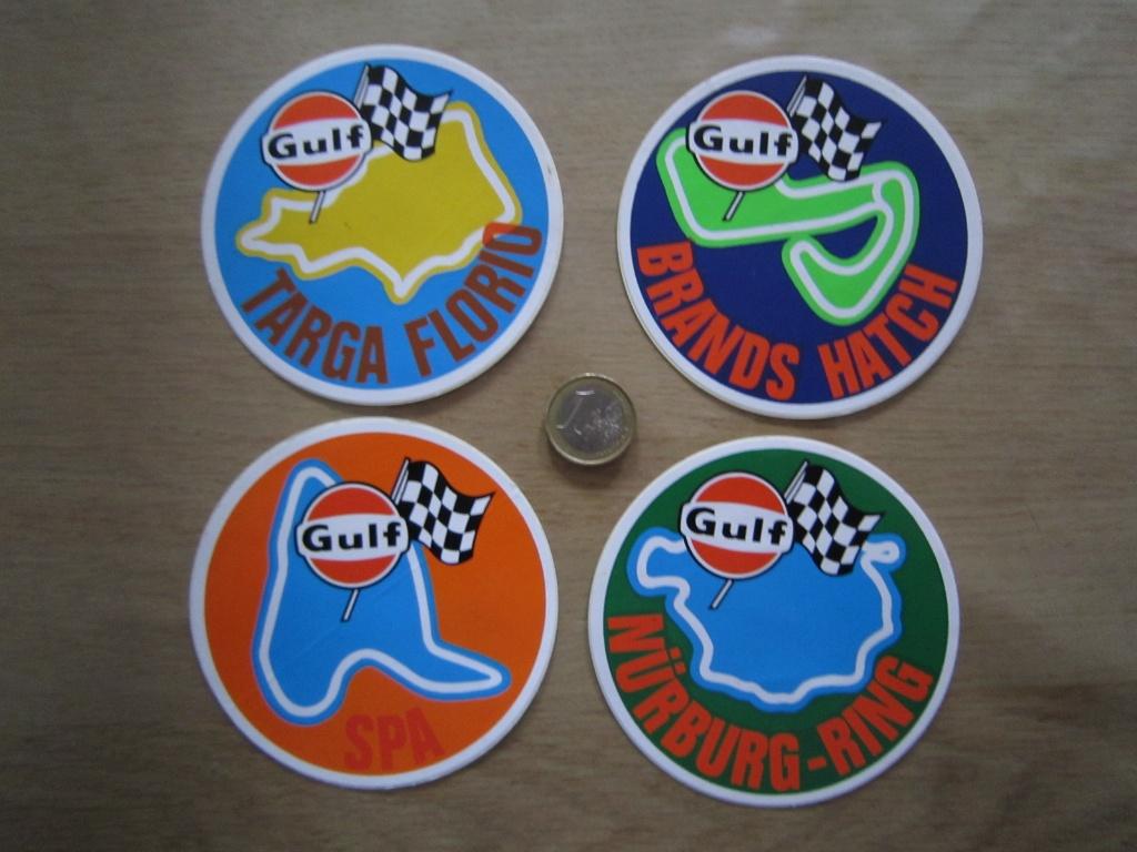 Autocollant rétro/vintage - Autosport GULF F1 circuits, Collections, Autocollants, Comme neuf, Sport, Enlèvement ou Envoi