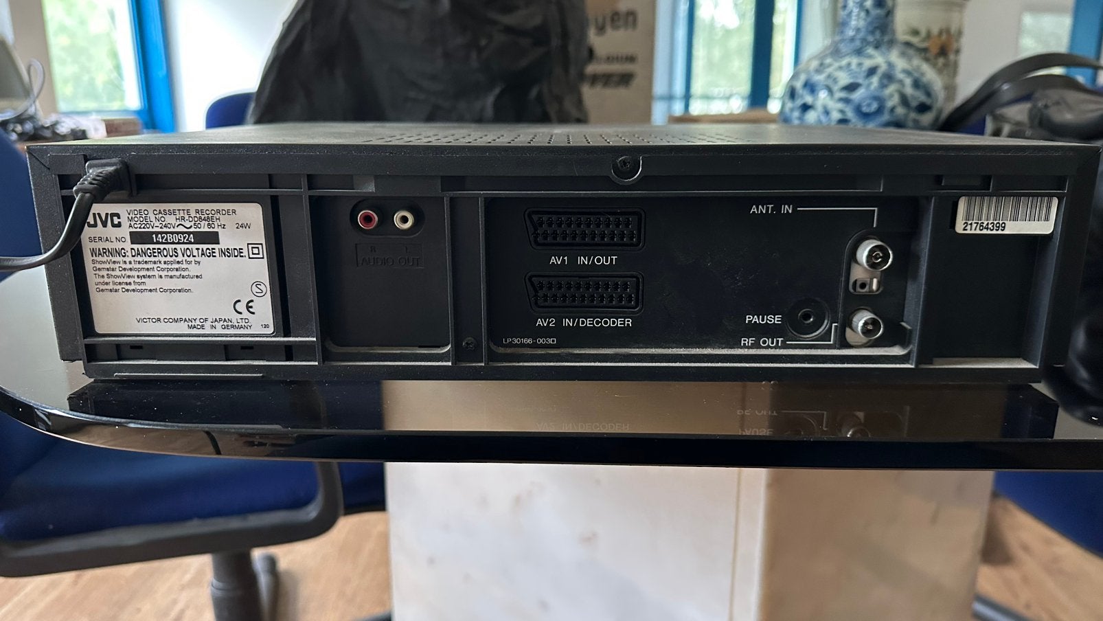 Enregistreur vidéo VHS JVC HR-DD848EH - Stéréo Hi-Fi, Enlèvement, Utilisé, Lecteur ou enregistreur VHS