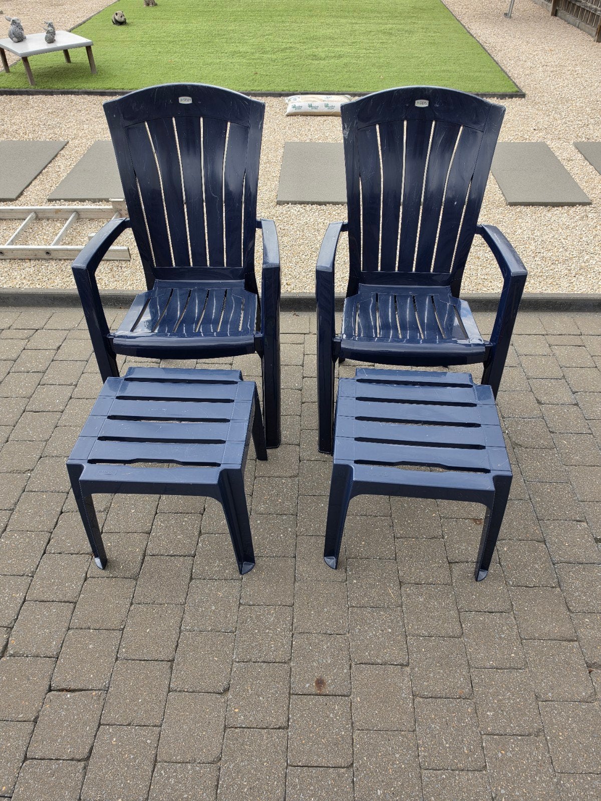 tuinstoelen, Jardin & Terrasse, Chaises de jardin, Enlèvement, Utilisé, Synthétique, Ajustable