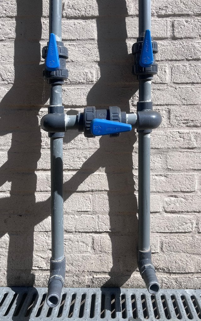 Buizensysteem met kranen voor zwembad, Ophalen, Gebruikt, Verwarming